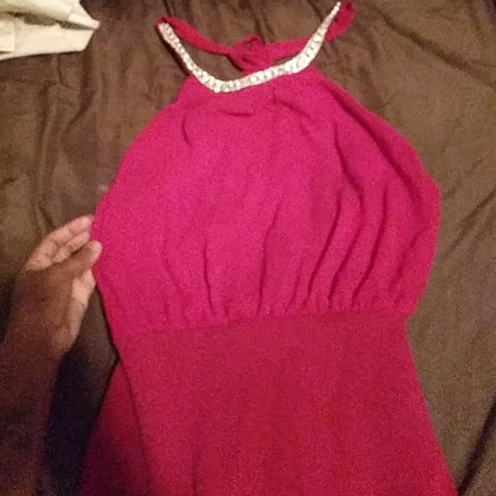 Red dress
